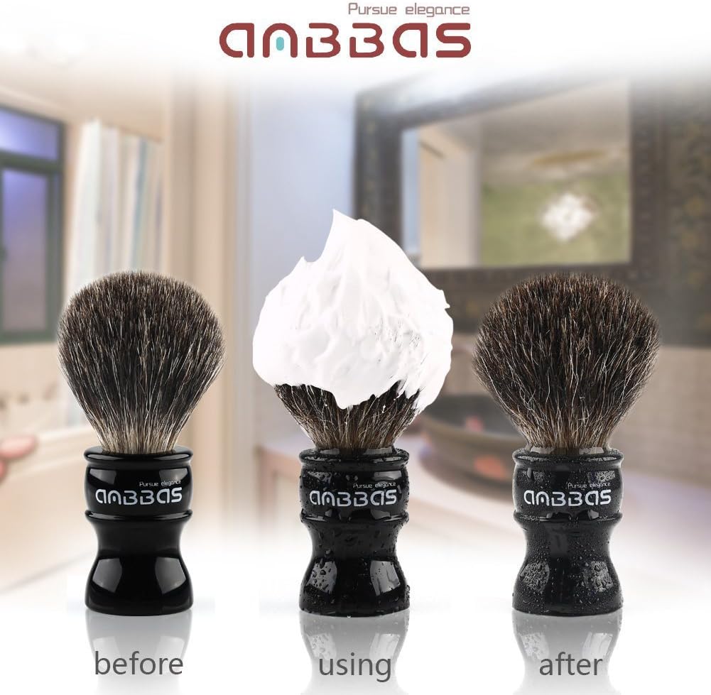 ❤日産純正❤ Plisson水牛角ハンドルアナグマ髭剃りブラシとロクシタン